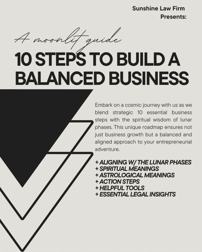 Download Sunshine Law Firm's FREE Balanced Business guide NOW!