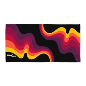 free flow maddhippie beach towel for hippies and good vibes